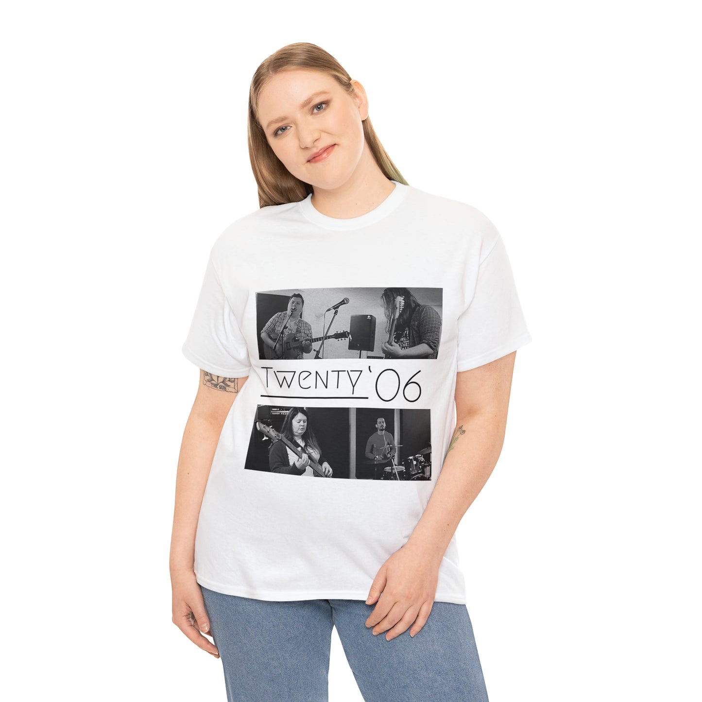 Unisex Twenty06 B/W band Tee