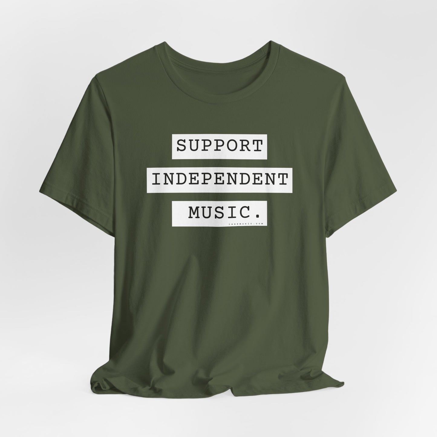 Support Independent Music T-Shirt — Indie Music Fan Tee