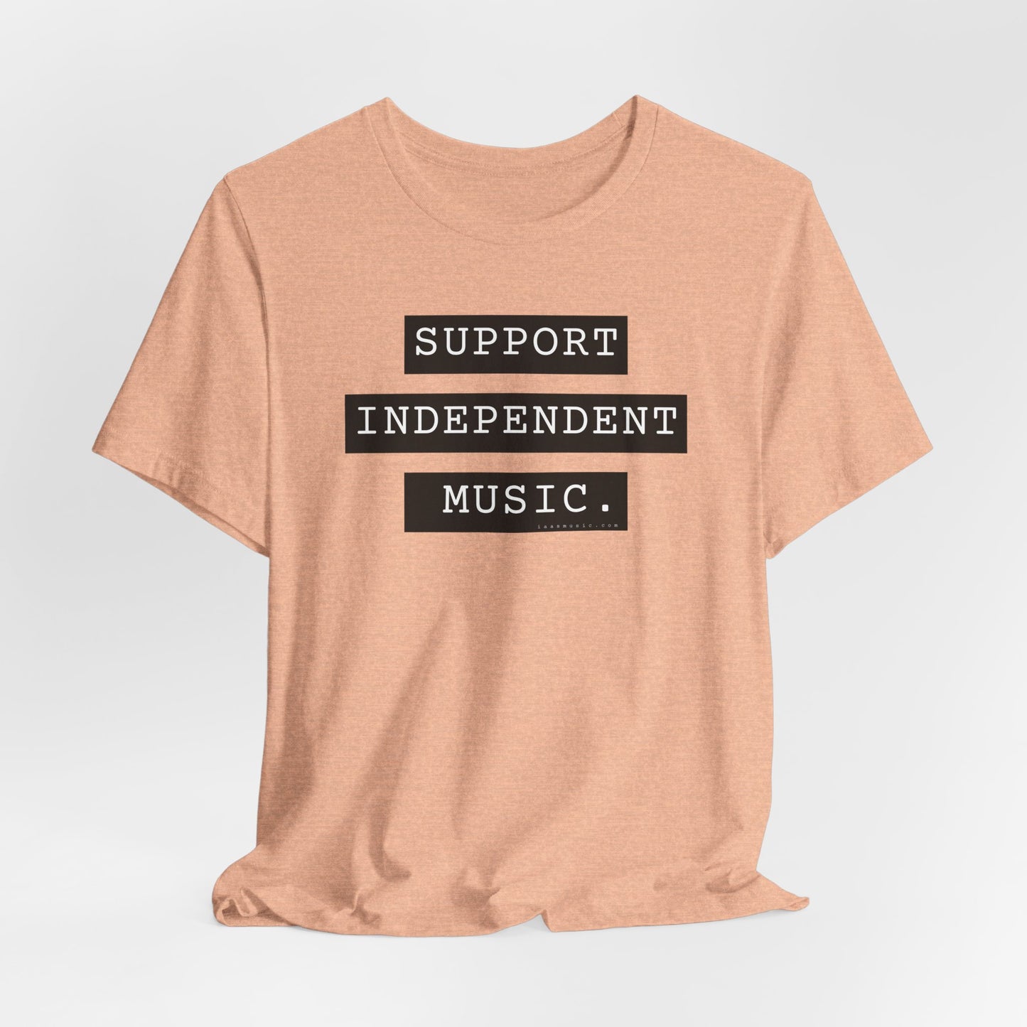 Support Independent Music T-Shirt — Indie Music Fan Tee