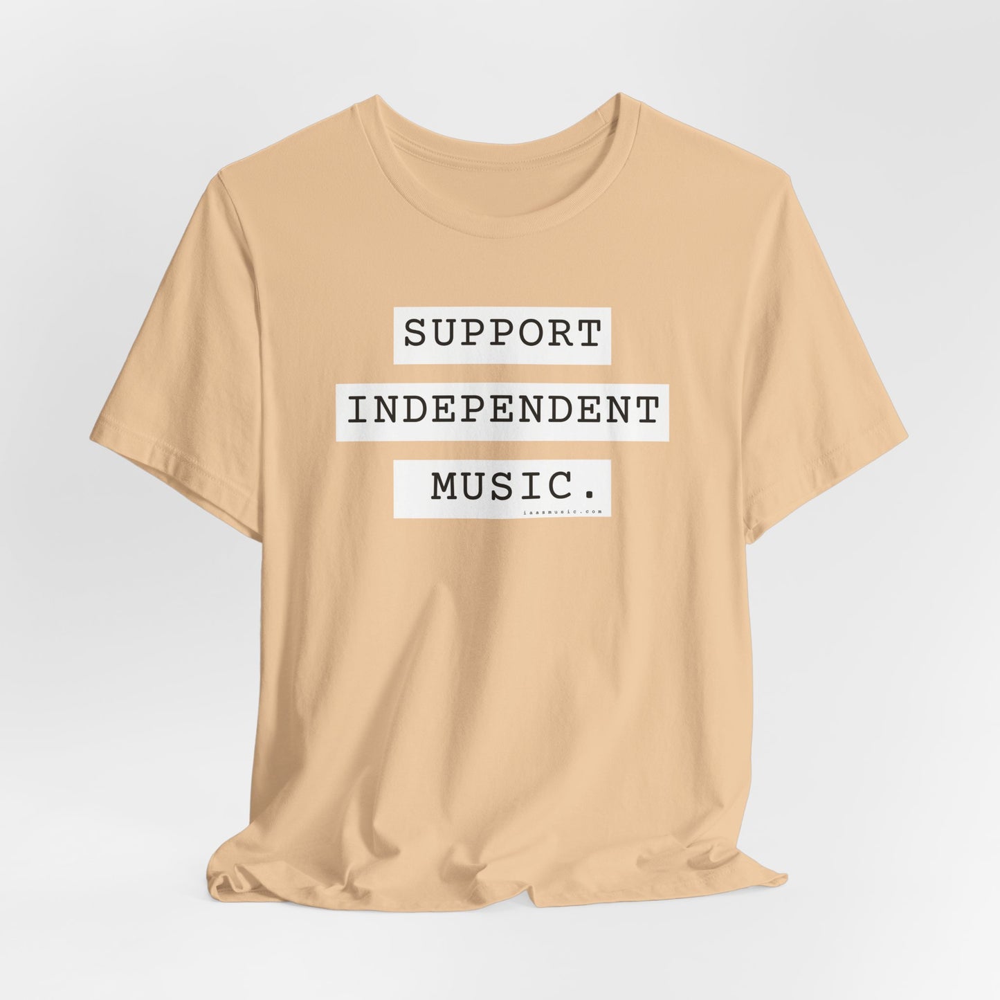 Support Independent Music T-Shirt — Indie Music Fan Tee